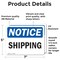 Signmission Shipping, 7 in W x Rectangle, Vinyl Decal OS-2PACK-NS-D-57-L-16577 - alternate 6